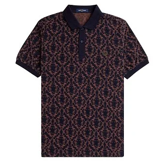Рубашка поло мужская Fred Perry Ink Blot Print Fred Perry Shirt